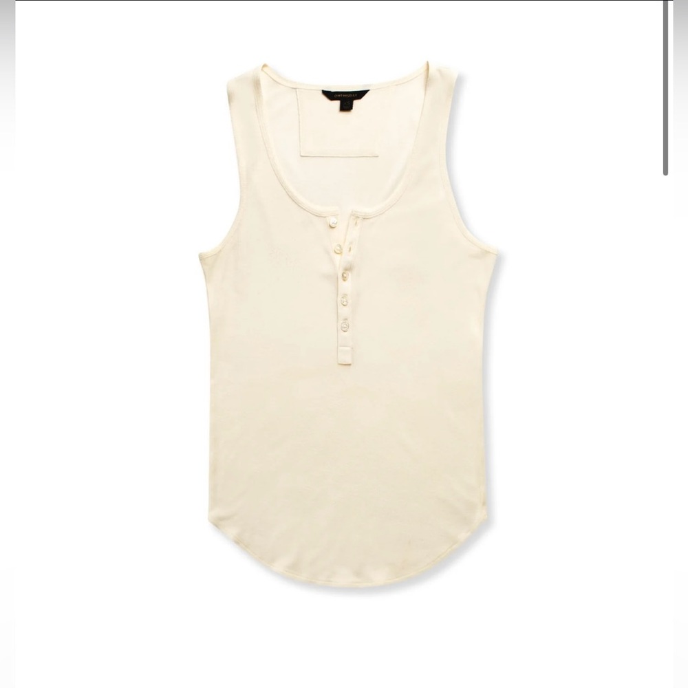 ON THIS DAY Ribbed knit tank top